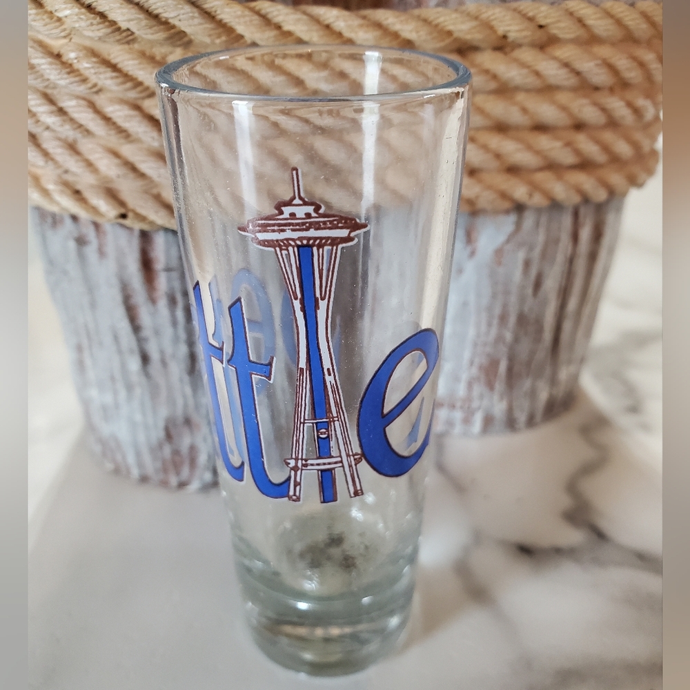 Seattle Space Needle Tall Shot Glass